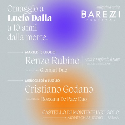 Barezzi Festival, prenotazioni aperte