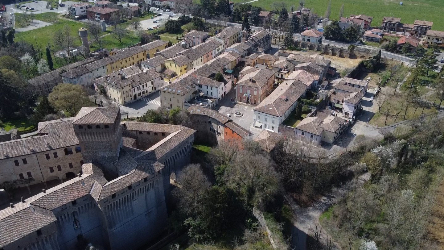 Borgo visto dal drone